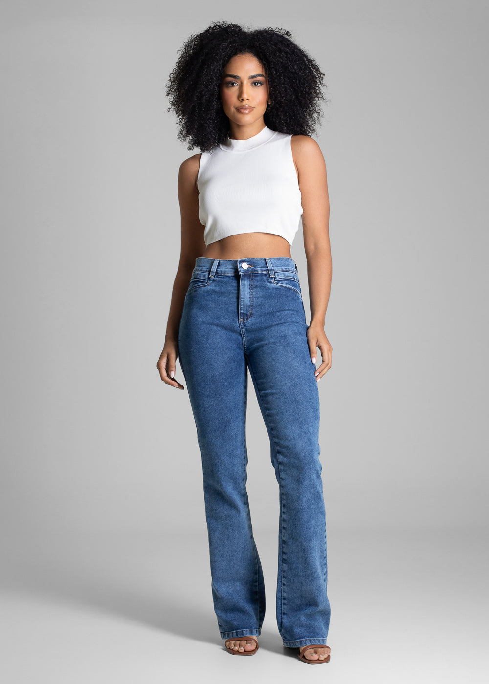 Calça Jeans Sawary Boot Cut - 283241 AZUL