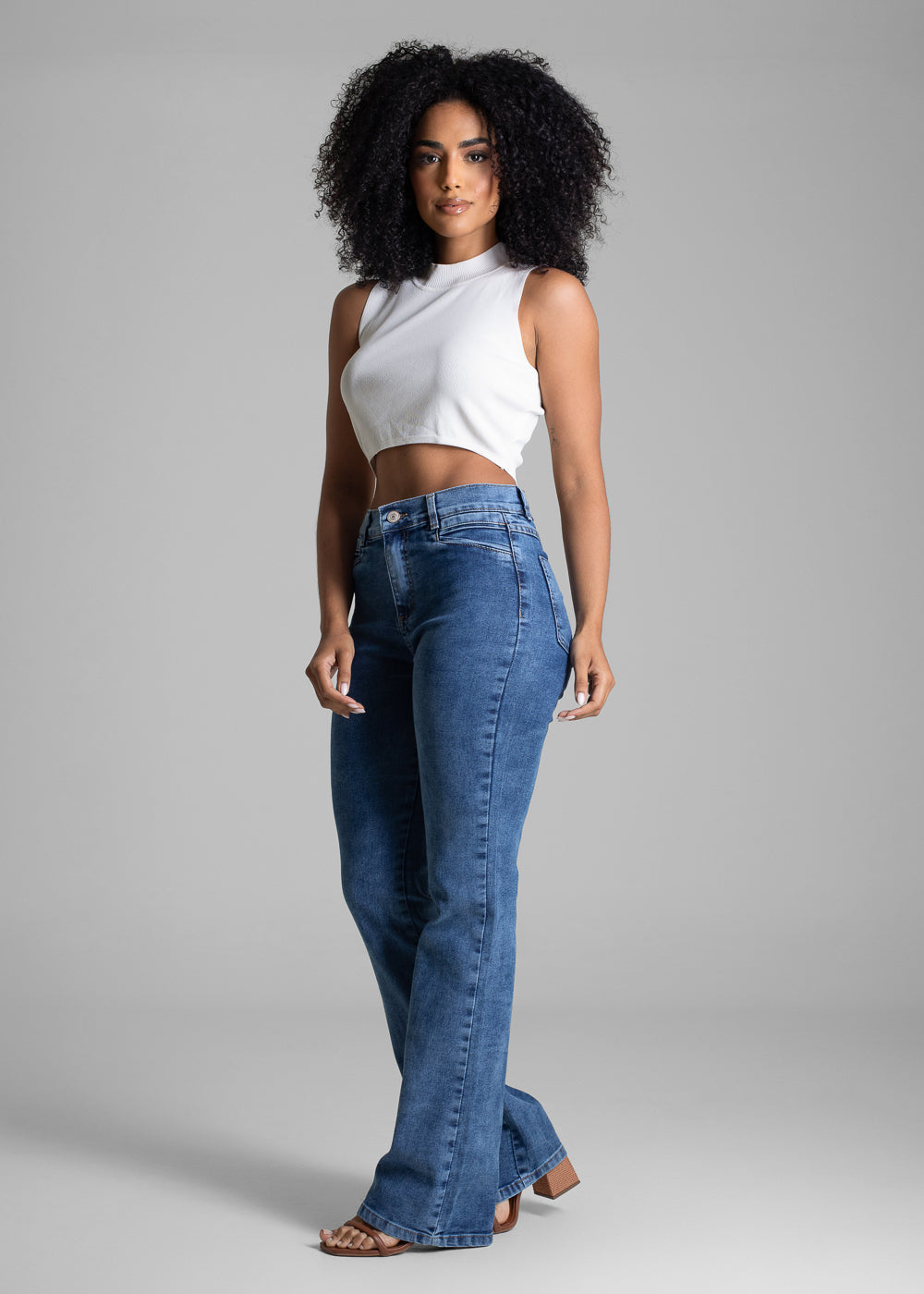 Calça Jeans Sawary Boot Cut - 283241 AZUL