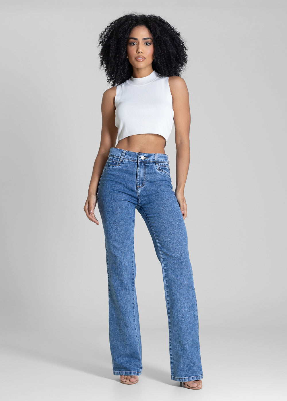 Calça Jeans Sawary Boot Cut - 283249 AZUL
