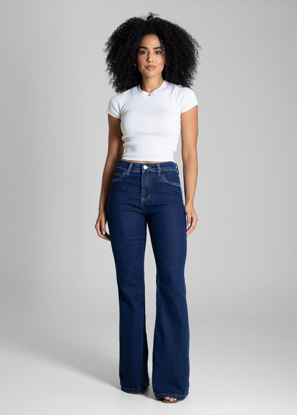 Calça Jeans Sawary Flare - 283255 AZUL