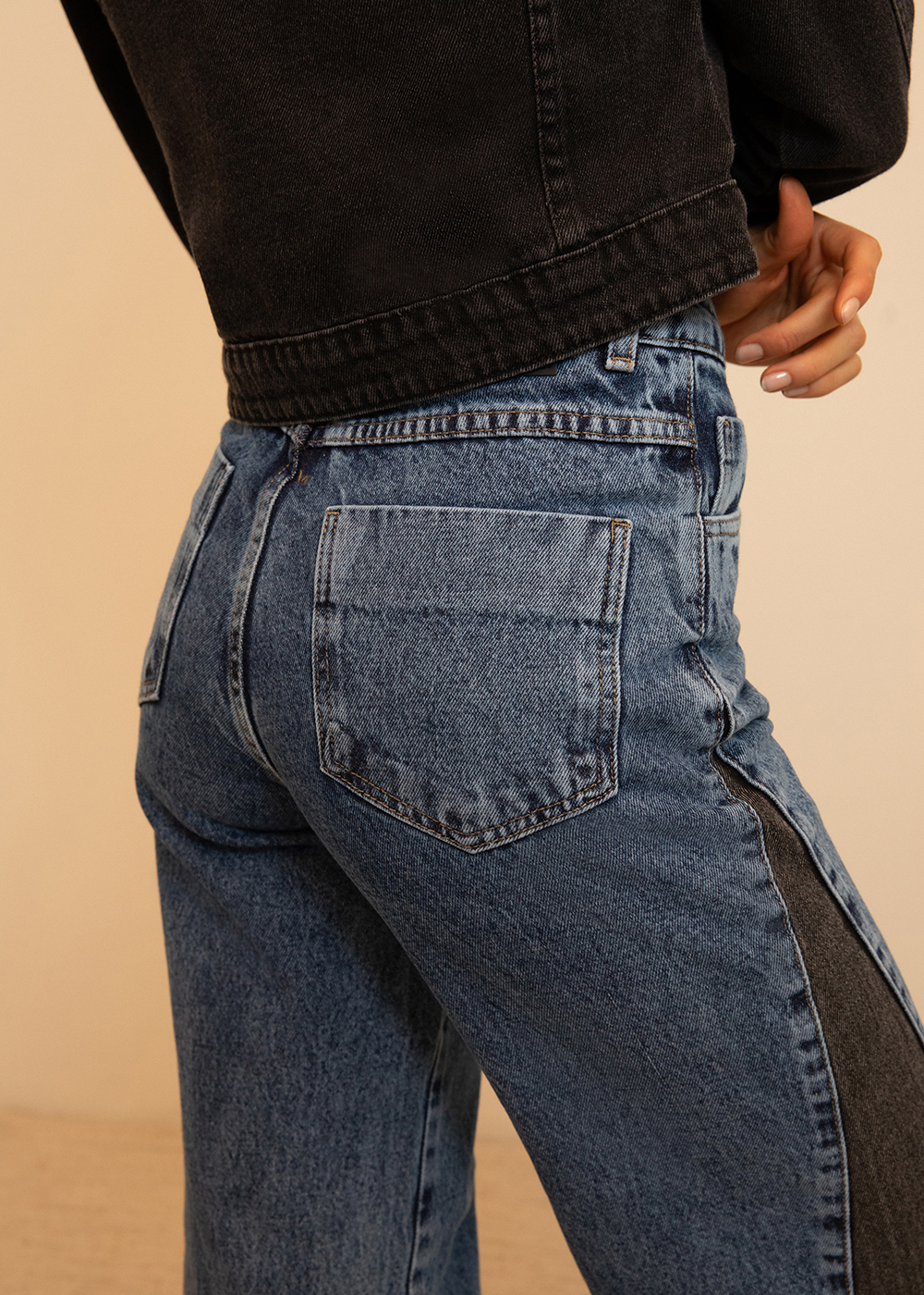Jaqueta Jeans Sawary - 283256 PRETO