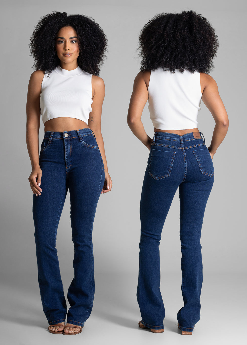 Calça Jeans Sawary Boot Cut - 283259 AZUL