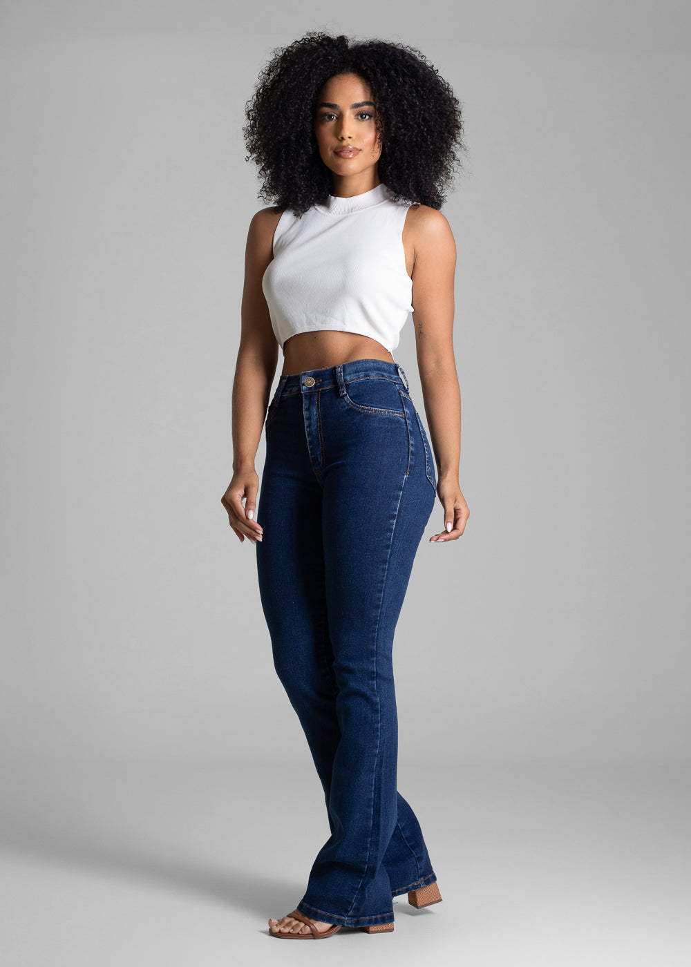Calça Jeans Sawary Boot Cut - 283259 AZUL