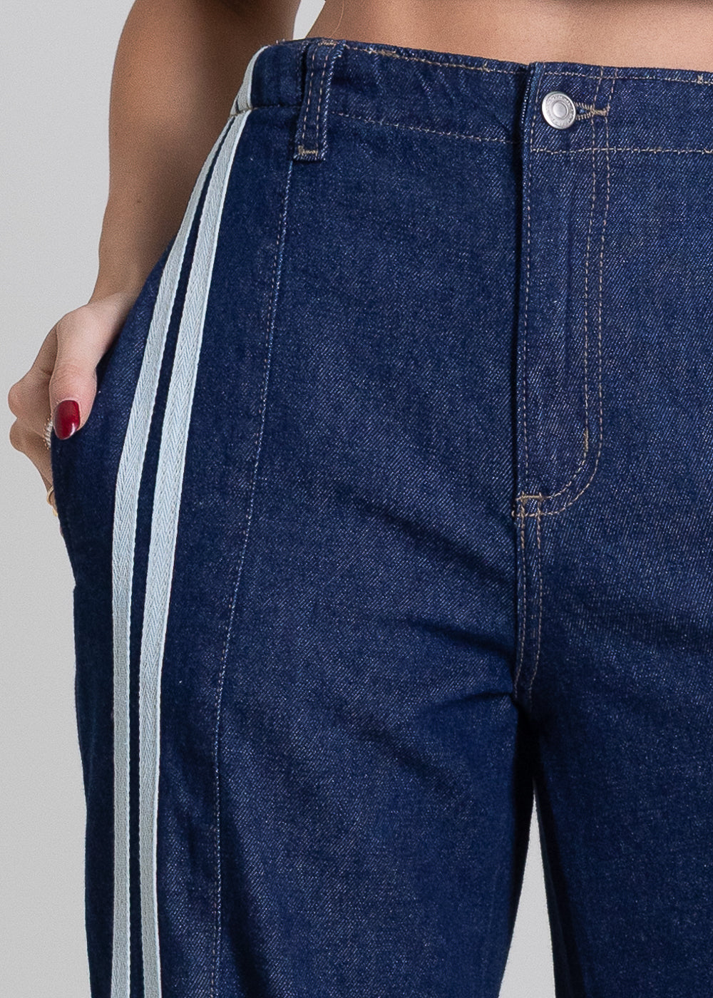 Calça Jeans Sawary Wide Leg - 283261 AZUL