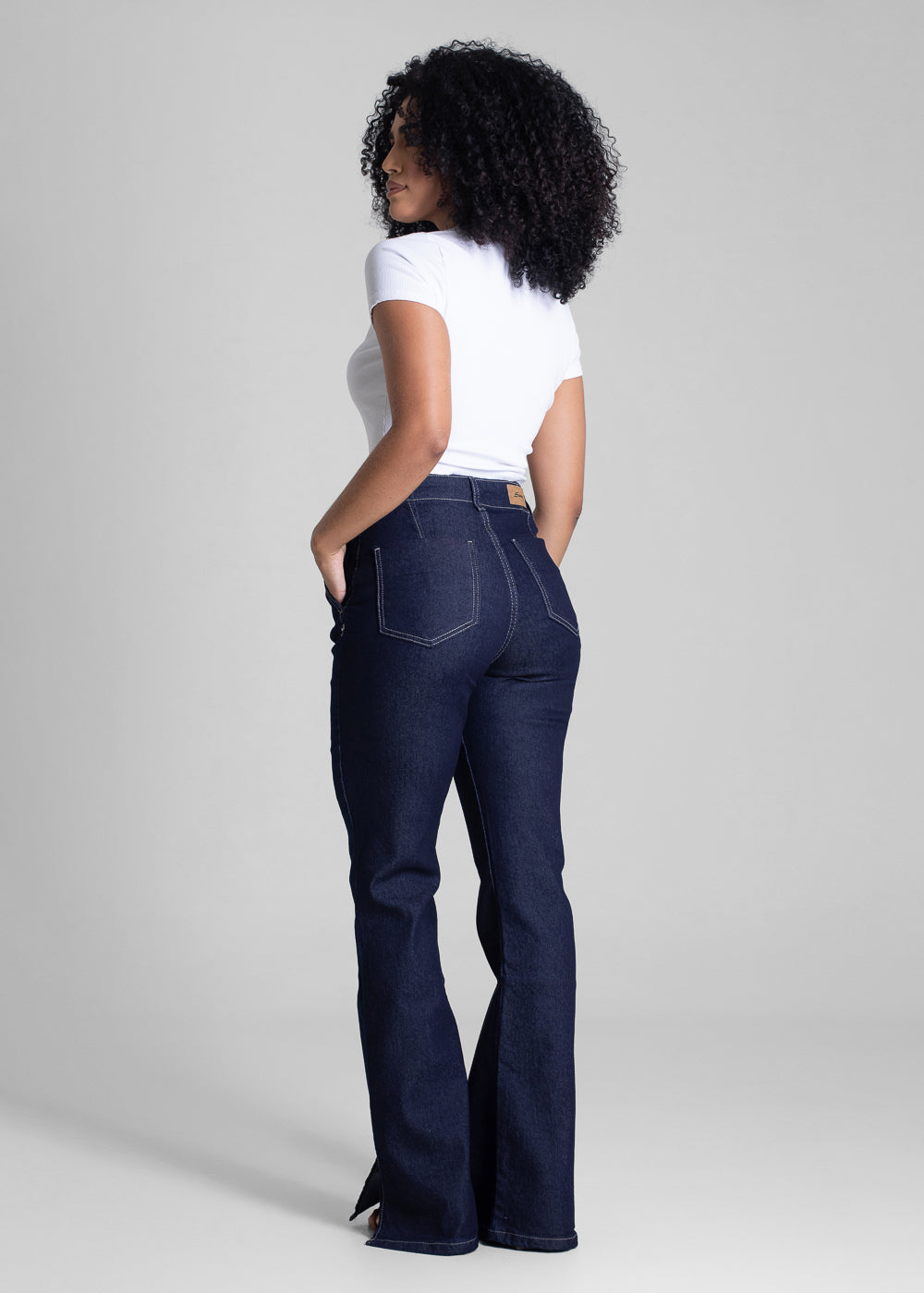 Calça Jeans Sawary Boot Cut Petit - 283262 AZUL
