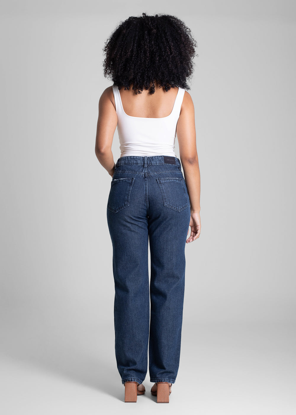 Calça Jeans Sawary Reta - 283264 PRETO