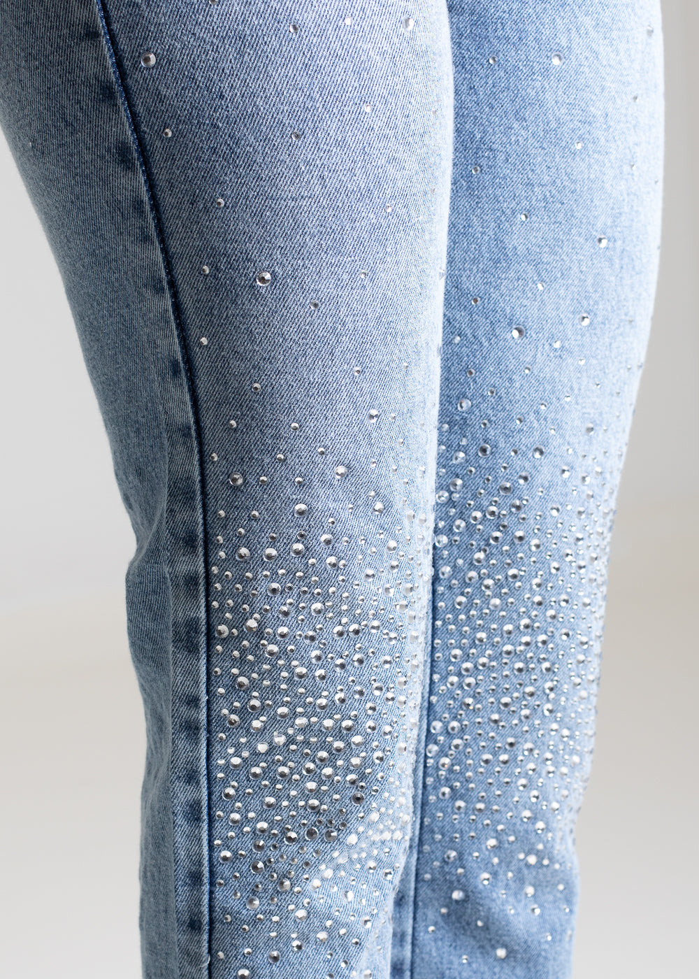 Calça Jeans Sawary Reta Brilho - 283265 AZUL