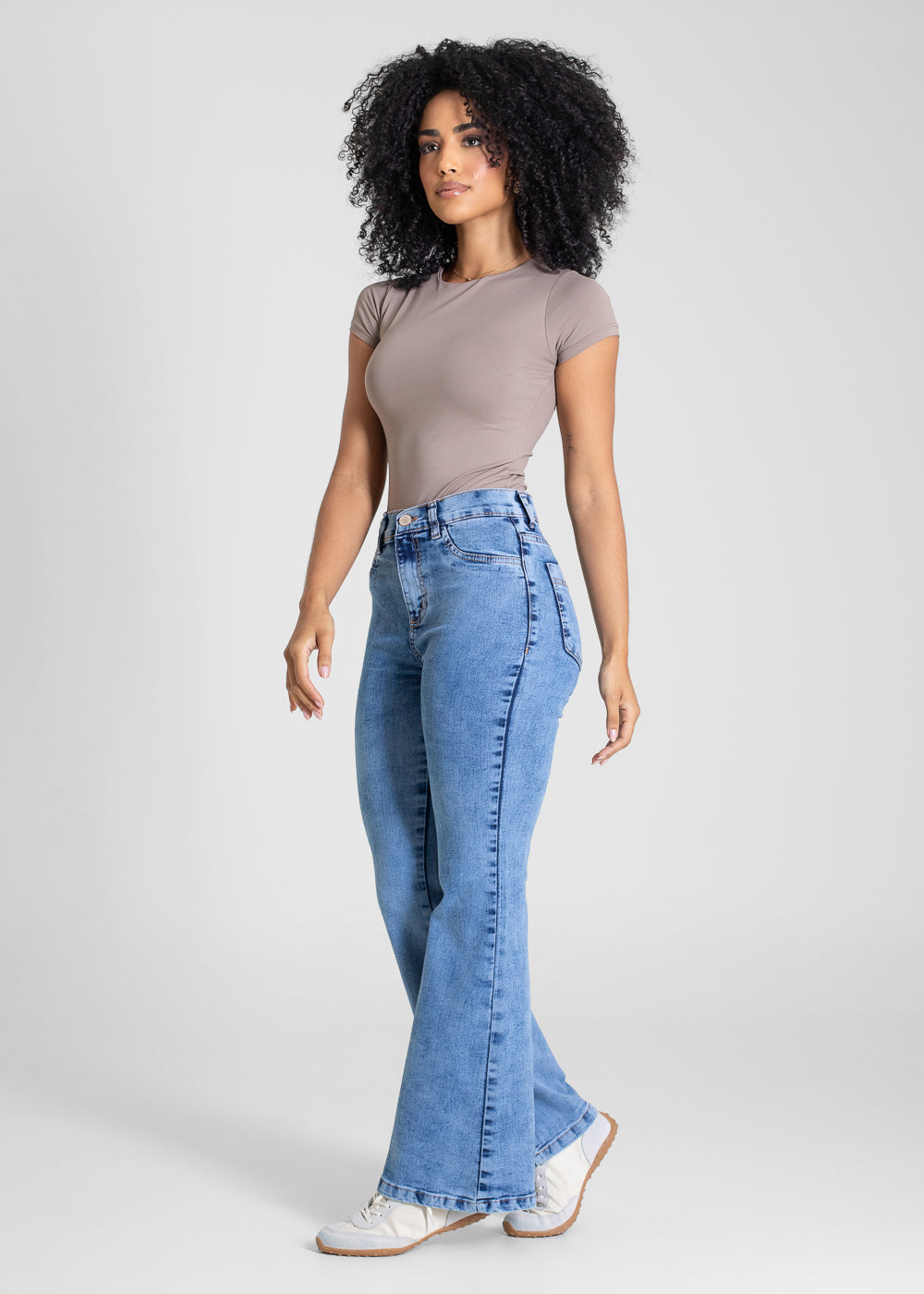 Calça Jeans Sawary Flare Petit - 283266 AZUL