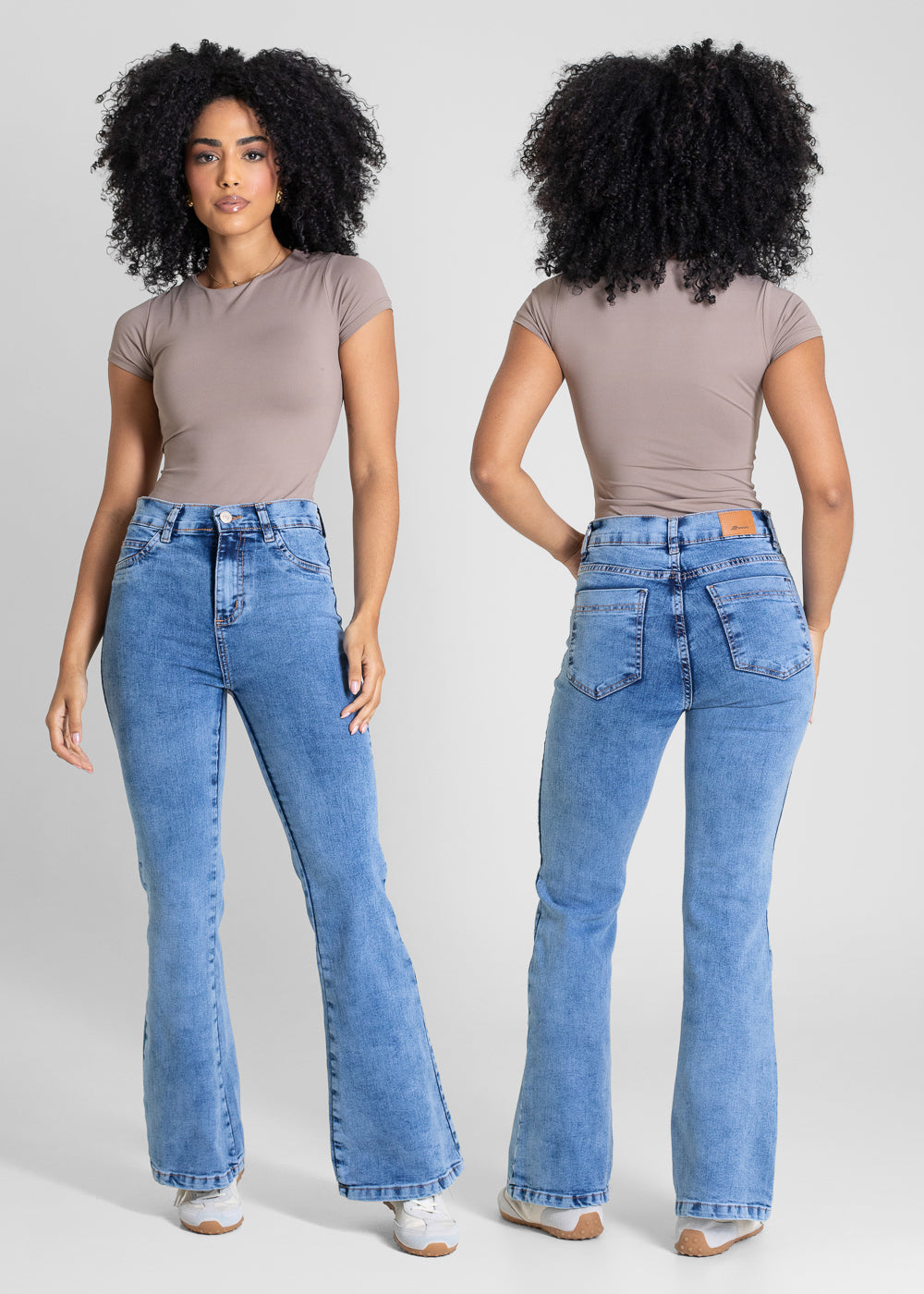 Calça Jeans Sawary Flare Petit - 283266 AZUL