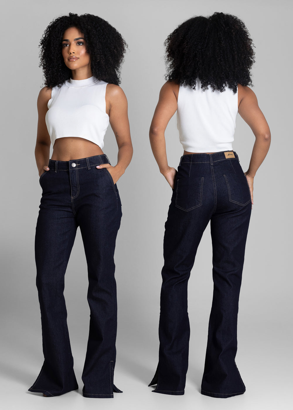 Calça Jeans Sawary Boot Cut - 283273 AZUL