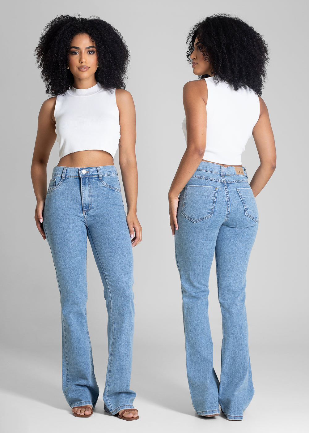 Calça Jeans Sawary Boot Cut - 283277 AZUL