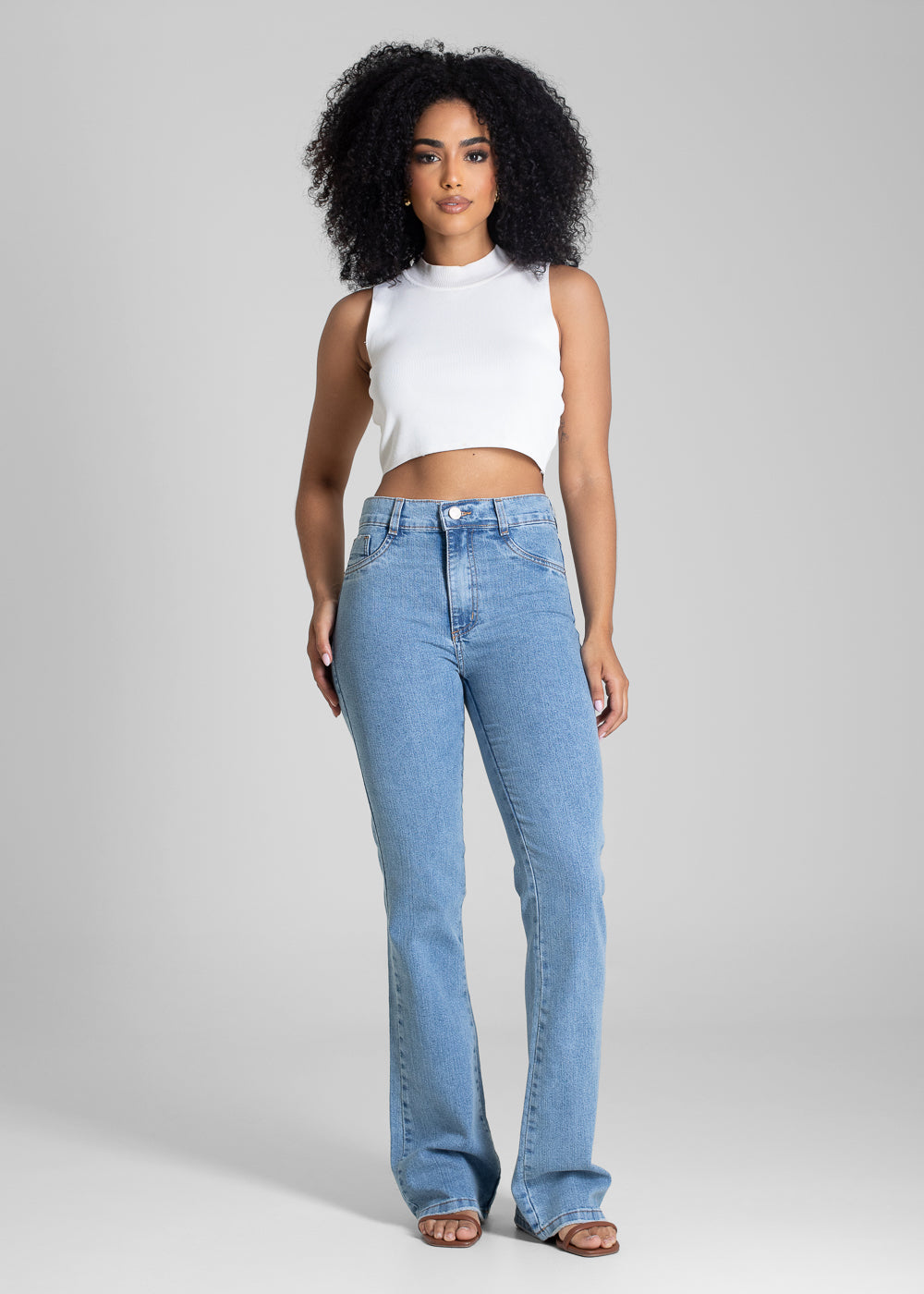 Calça Jeans Sawary Boot Cut - 283277 AZUL
