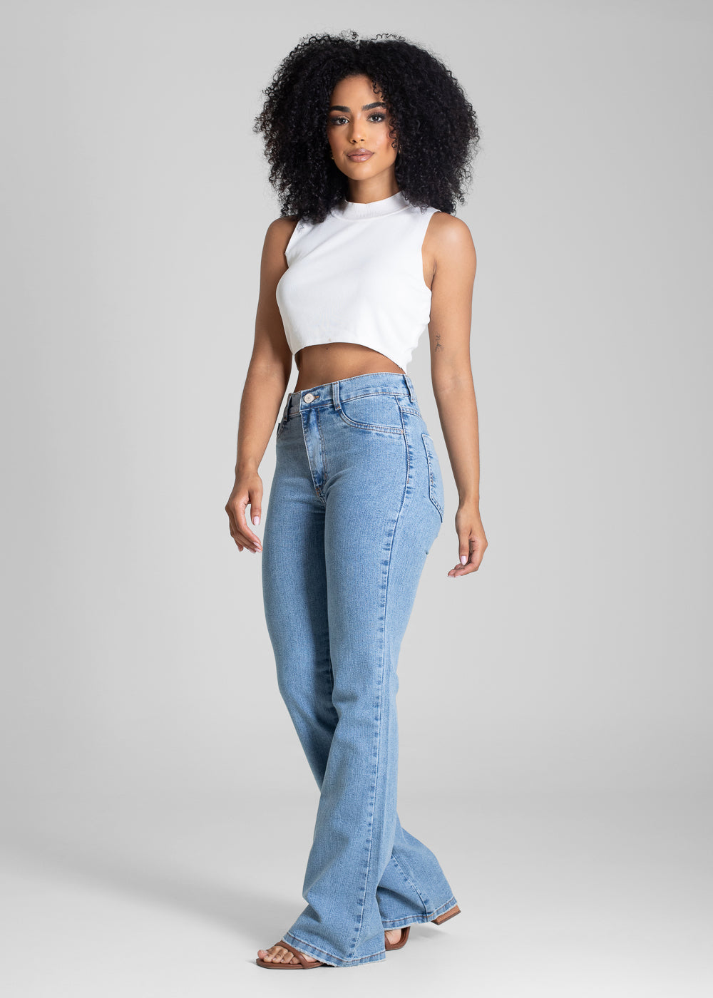 Calça Jeans Sawary Boot Cut - 283277 AZUL