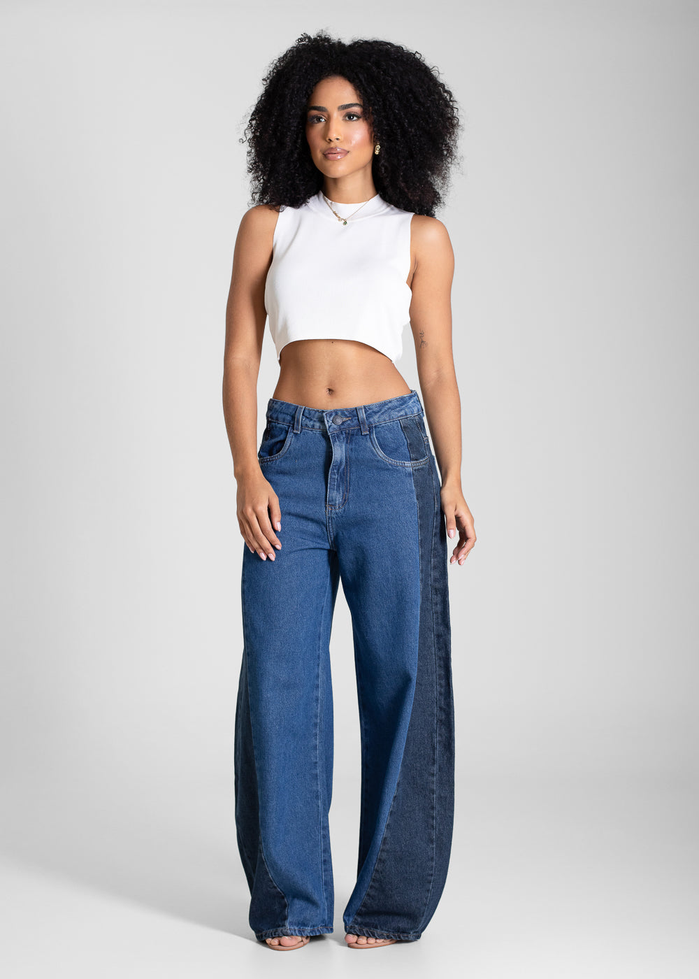 Calça Jeans Sawary Balloon - 283292 AZUL
