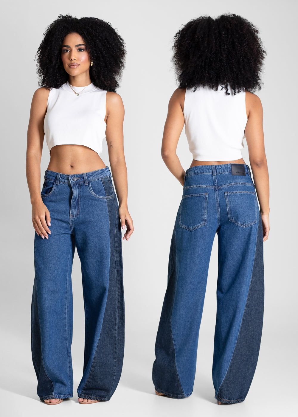 Calça Jeans Sawary Balloon - 283292 AZUL