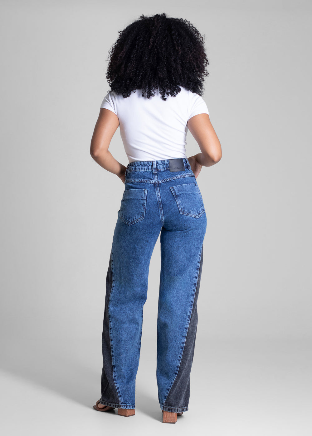 Calça Jeans Sawary Wide Leg - 283293 AZUL