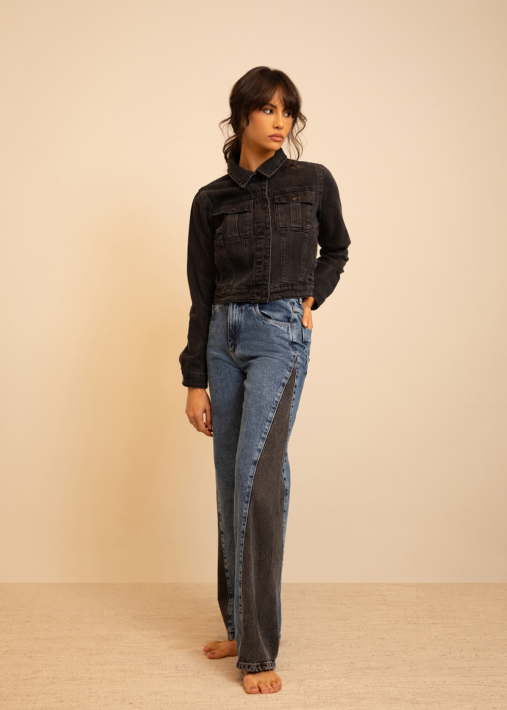 Calça Jeans Sawary Wide Leg - 283293 AZUL
