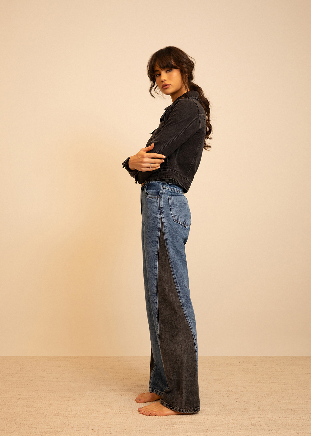 Calça Jeans Sawary Wide Leg - 283293 AZUL