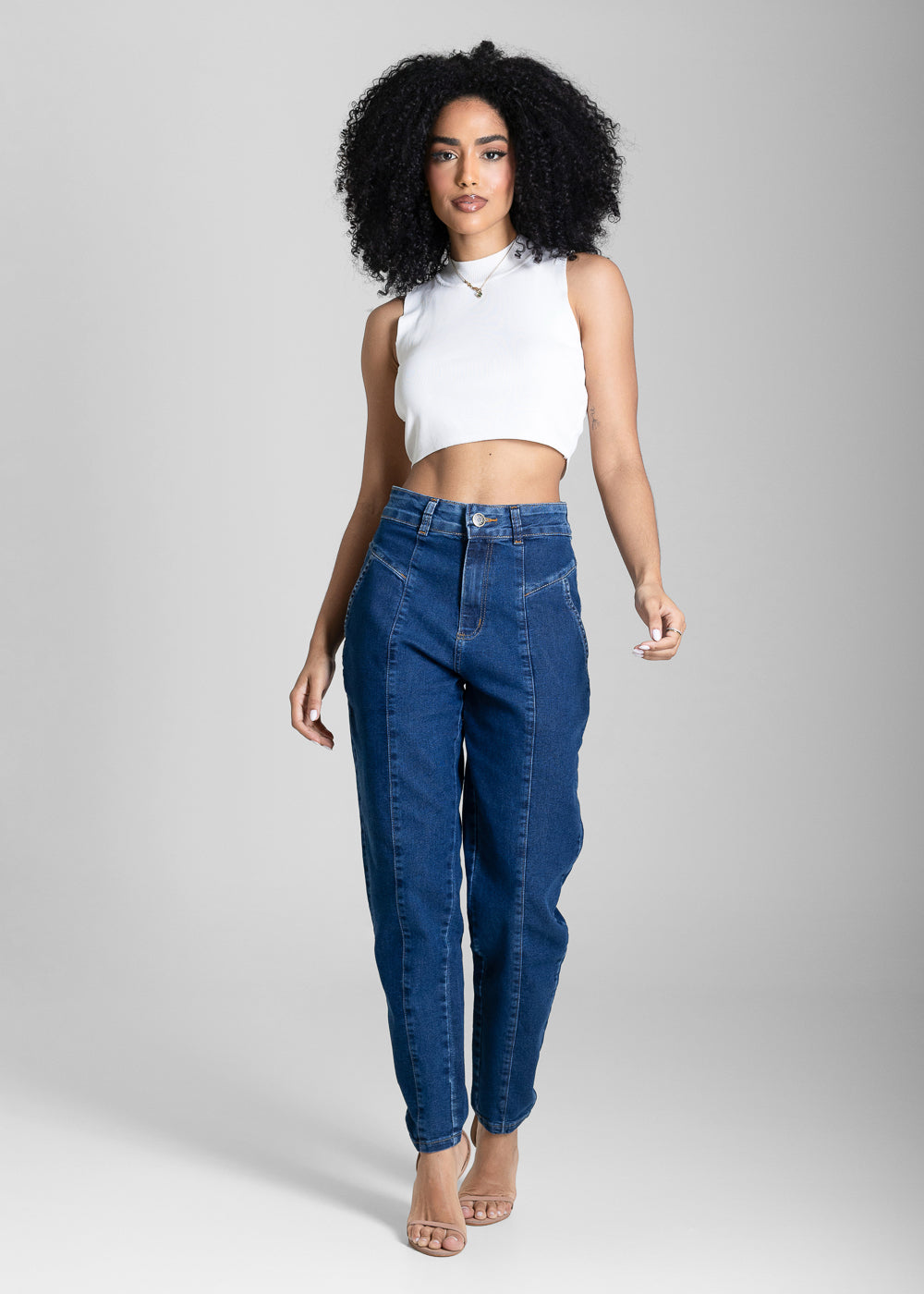 Calça Jeans Sawary Mom - 283295 AZUL