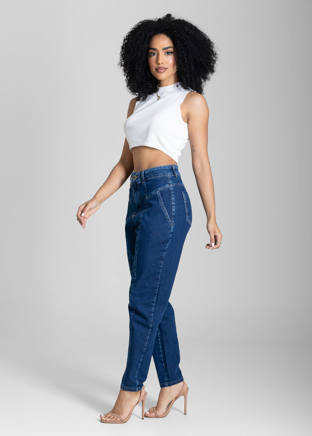 Calça Jeans Sawary Mom - 283295 AZUL