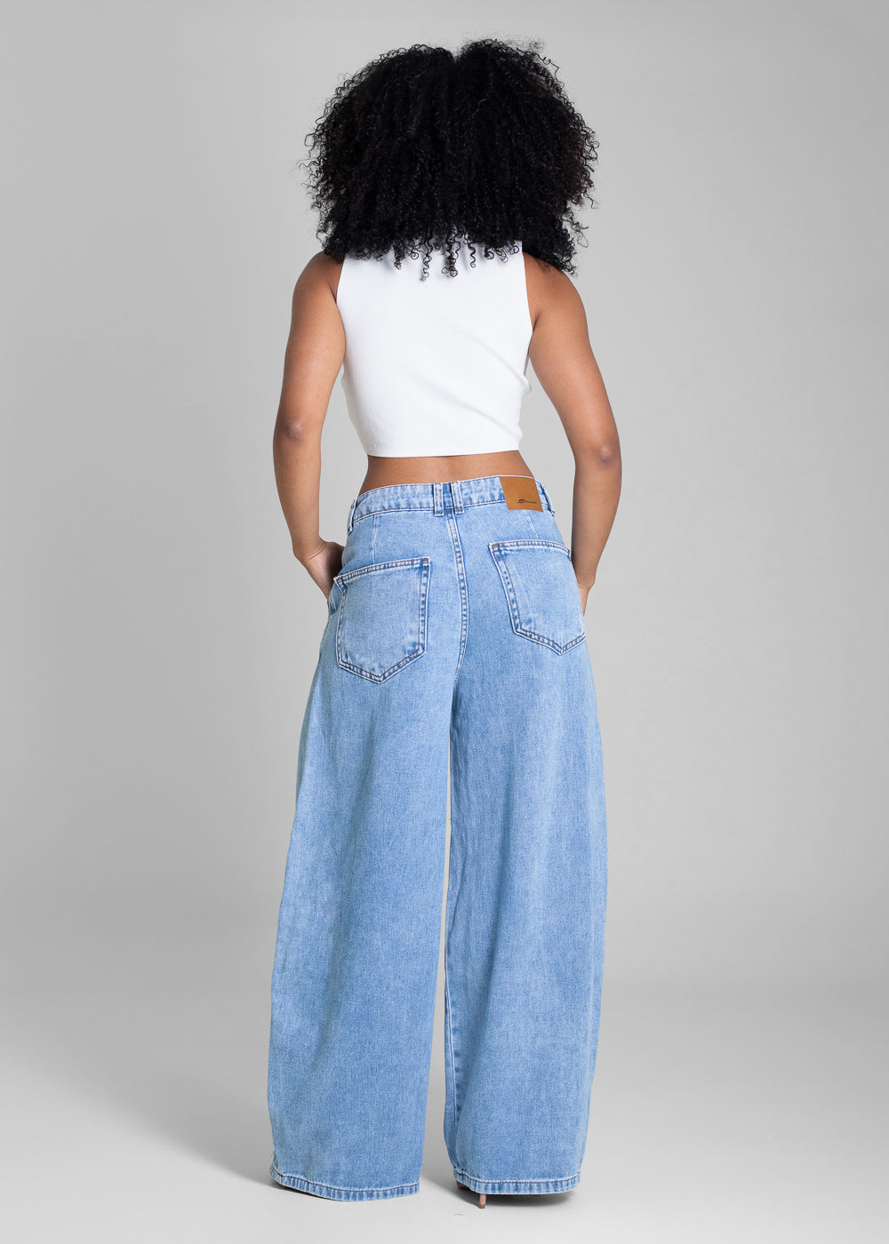 Calça Jeans Sawary Balloon - 283297 AZUL