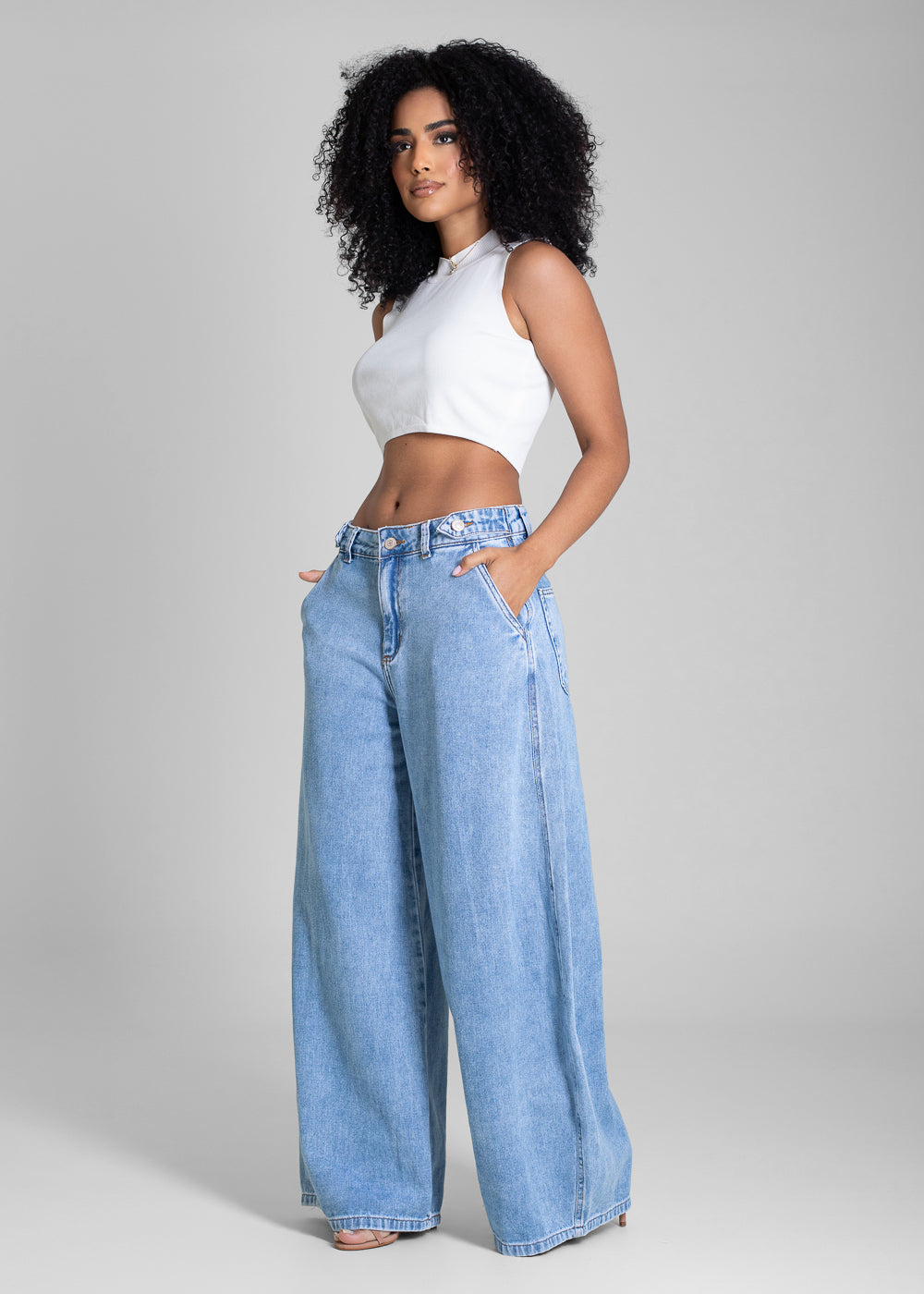 Calça Jeans Sawary Balloon - 283297 AZUL