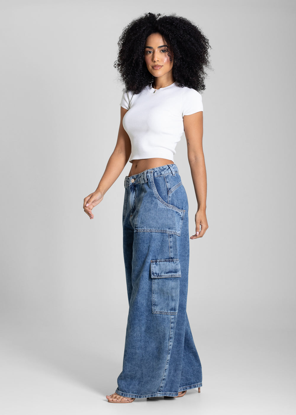 Calça Jeans Sawary Balloon - 283299 AZUL