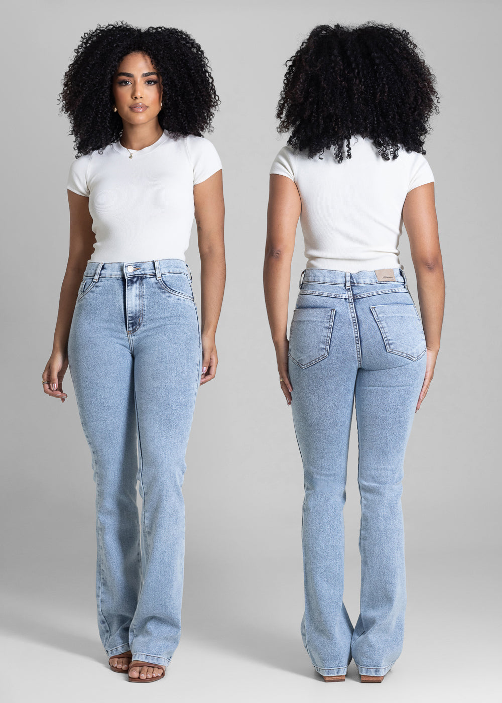 Calça Jeans Sawary Boot Cut - 283302 AZUL