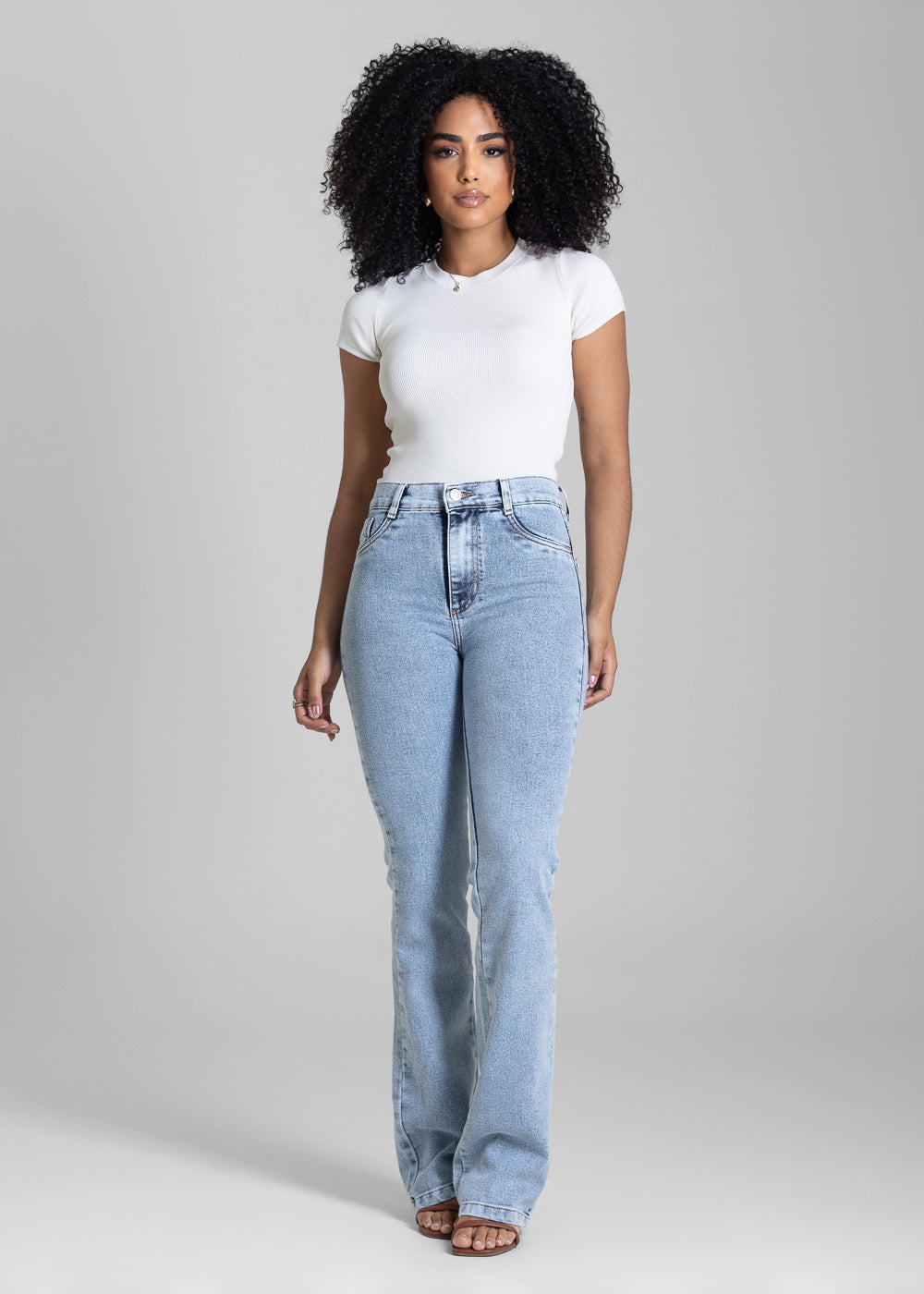 Calça Jeans Sawary Boot Cut - 283302 AZUL
