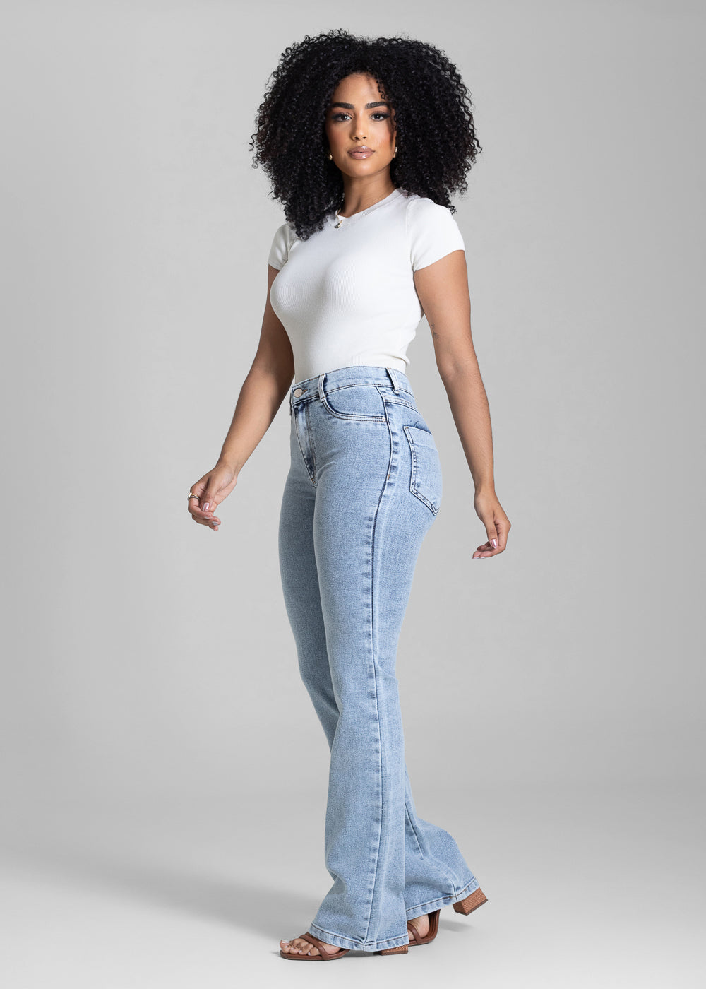 Calça Jeans Sawary Boot Cut - 283302 AZUL
