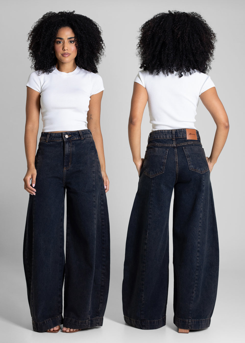 Calça Jeans Sawary Balloon - 283305 AZUL