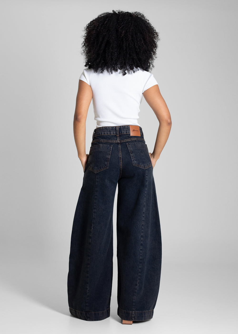 Calça Jeans Sawary Balloon - 283305 AZUL