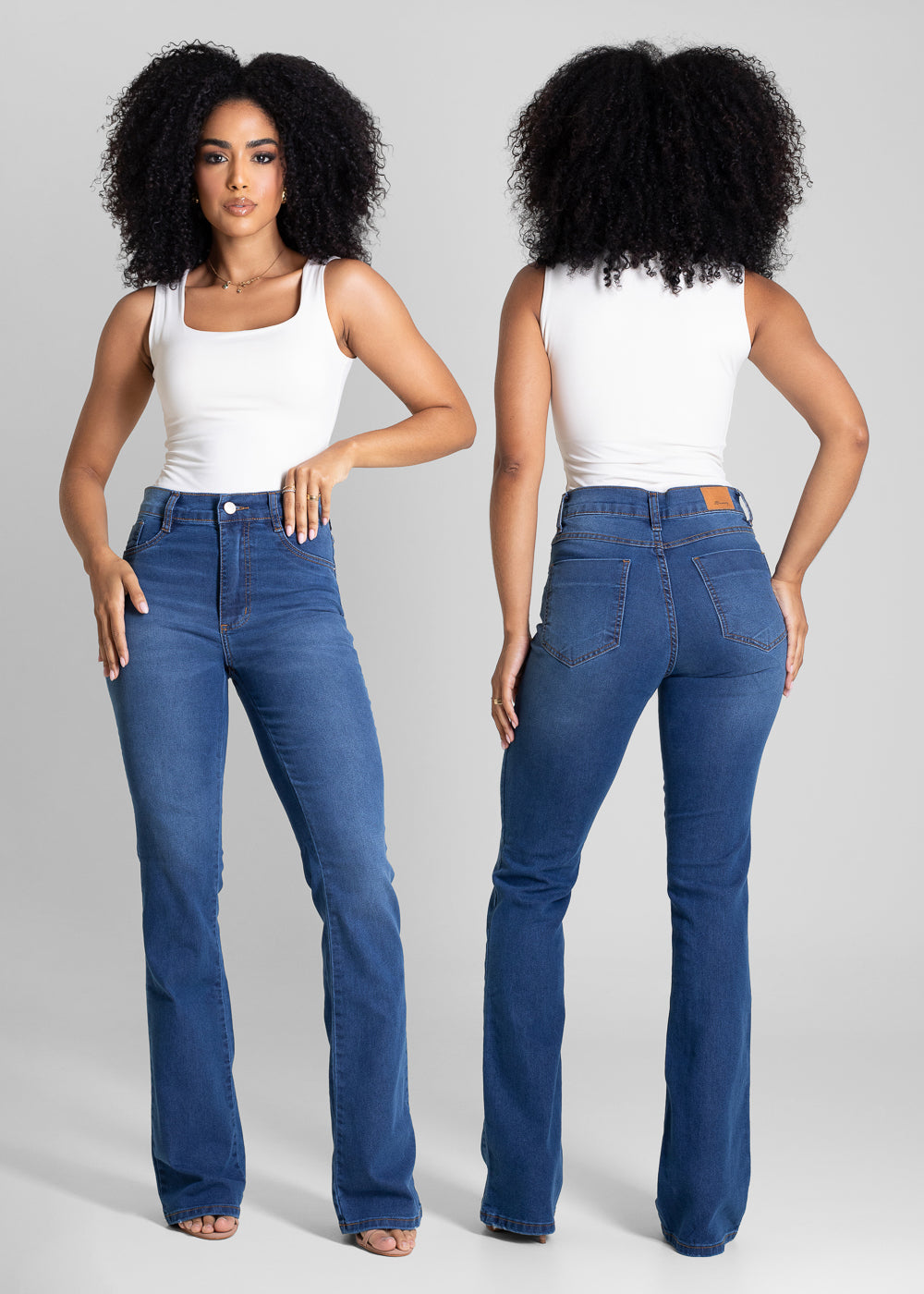 Calça Jeans Sawary Boot Cut - 283354 AZUL