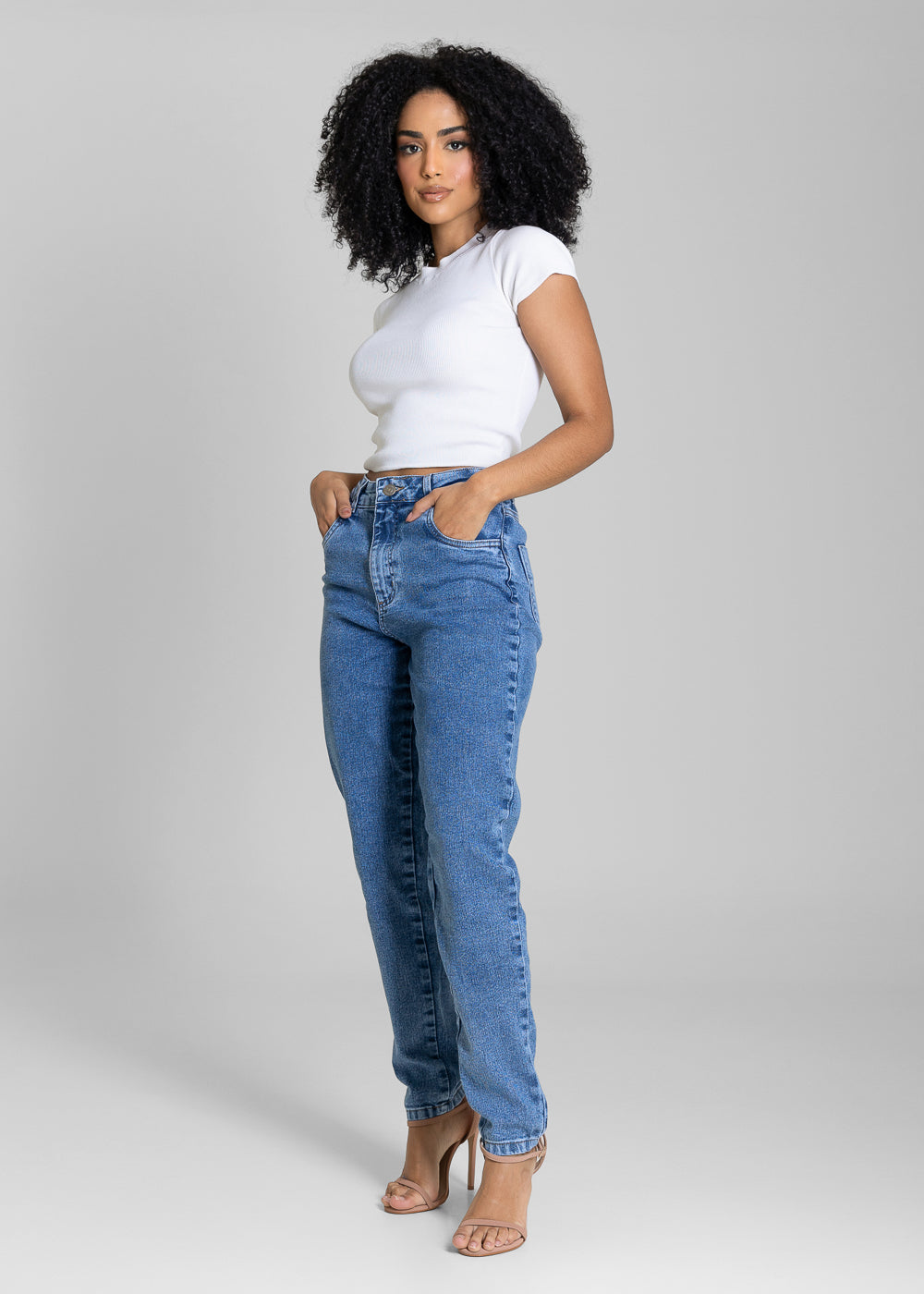 Calça Jeans Sawary Mom - 283362 AZUL