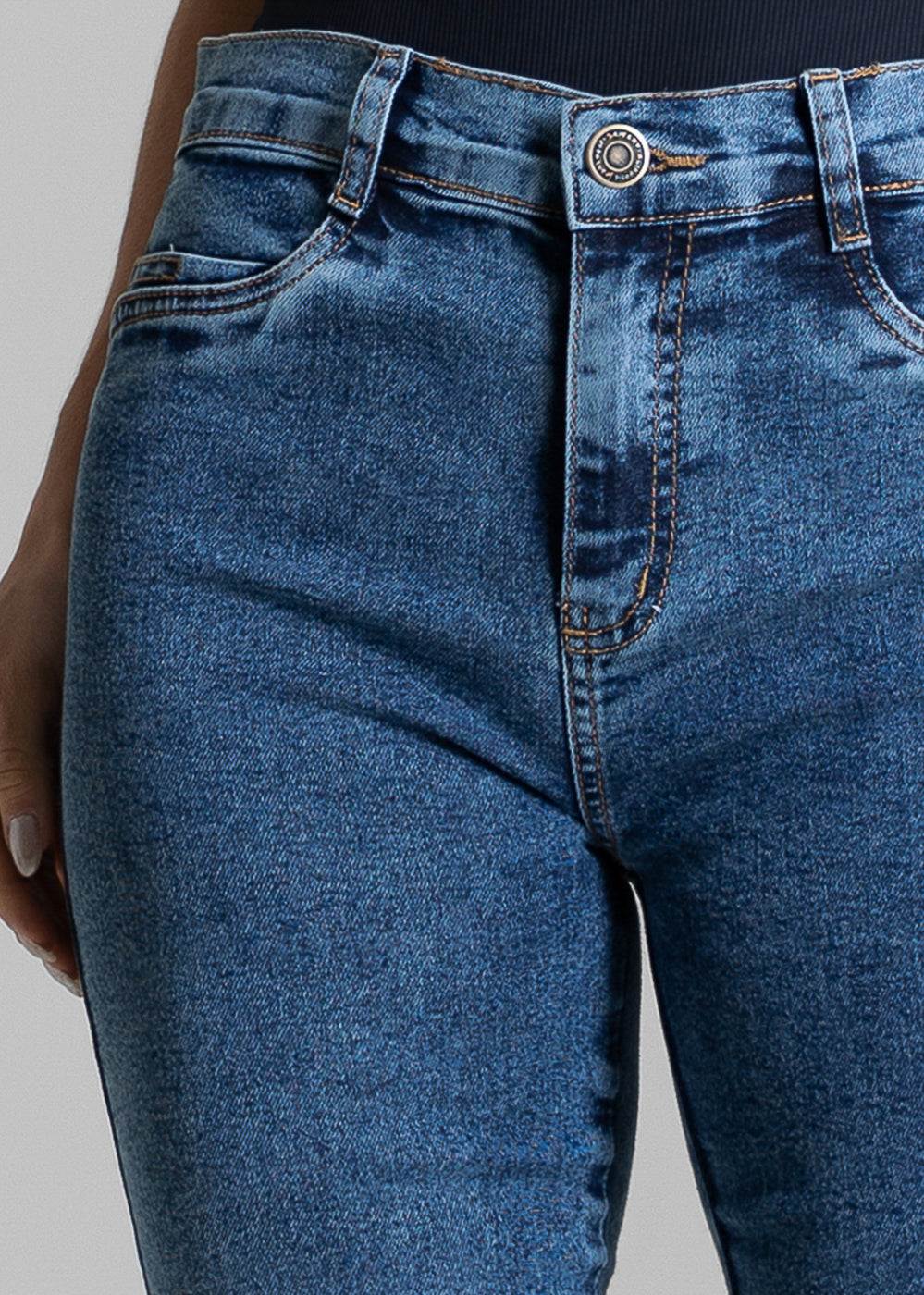 Calça Jeans Sawary Boot Cut Petit - 283366 AZUL