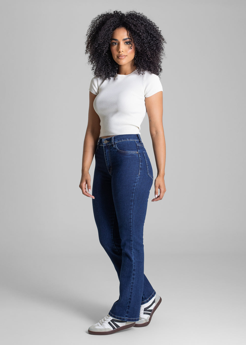 Calça Jeans Sawary Boot Cut Petit - 283367 AZUL