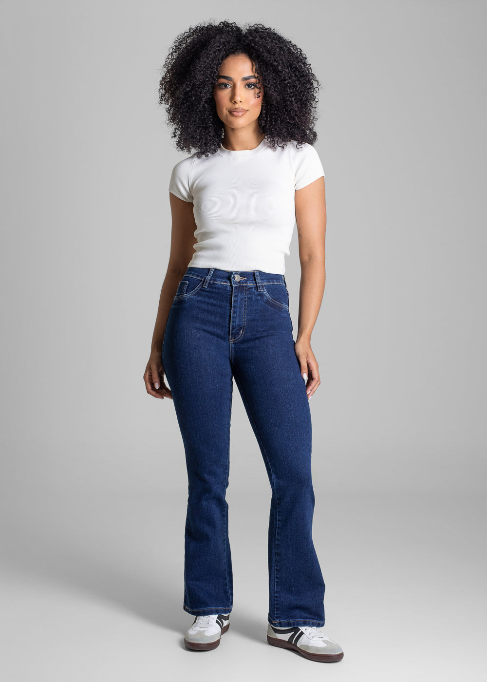 Calça Jeans Sawary Boot Cut Petit - 283367 AZUL