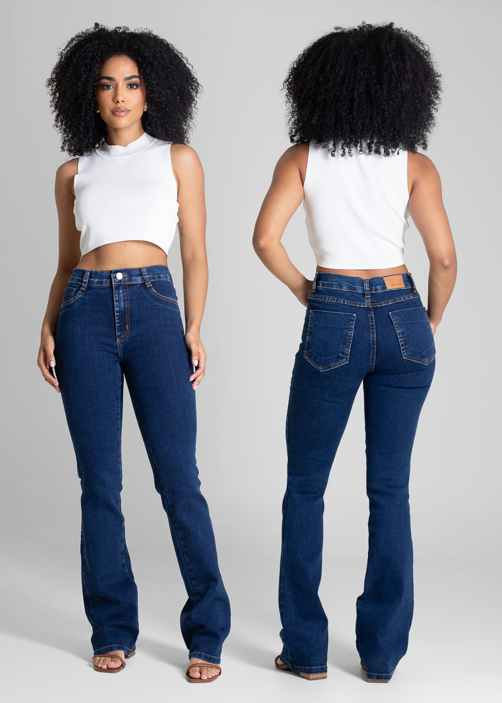 Calça Jeans Sawary Boot Cut - 283377 AZUL