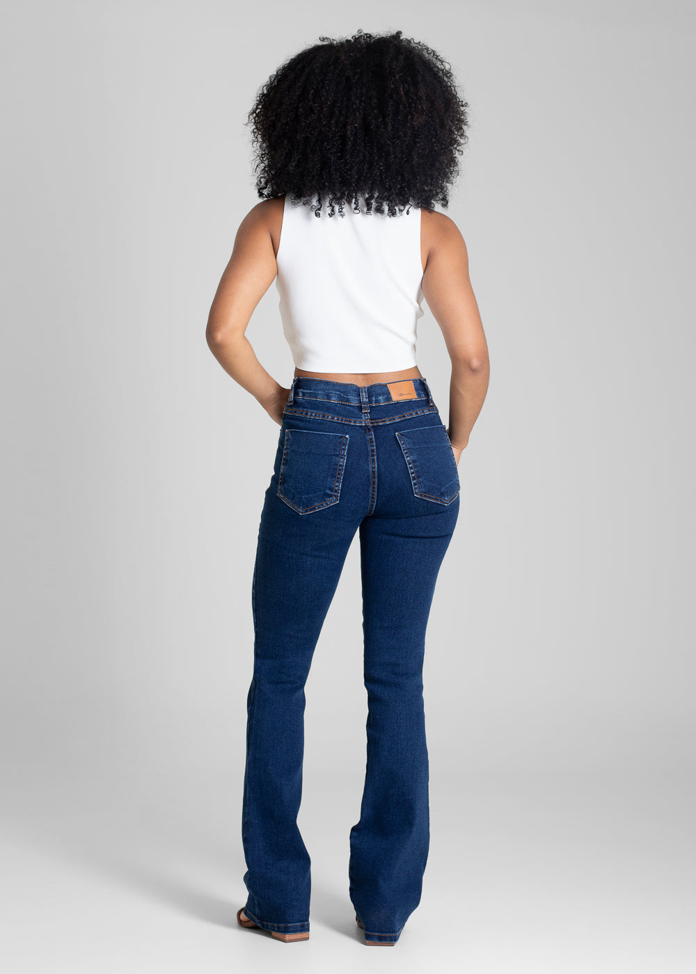 Calça Jeans Sawary Boot Cut - 283377 AZUL