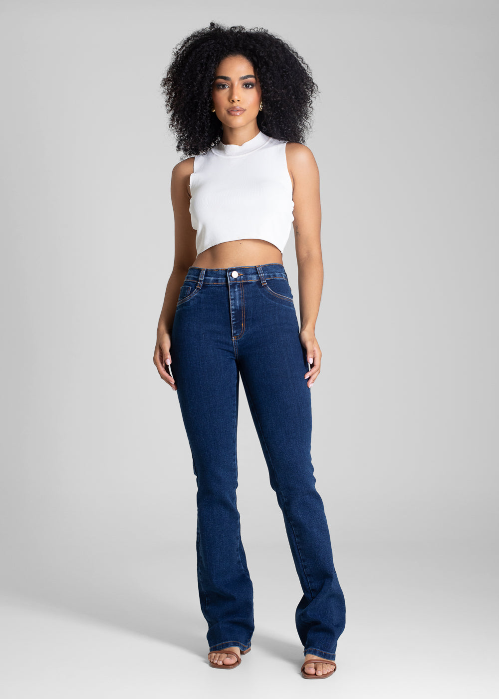 Calça Jeans Sawary Boot Cut - 283377 AZUL