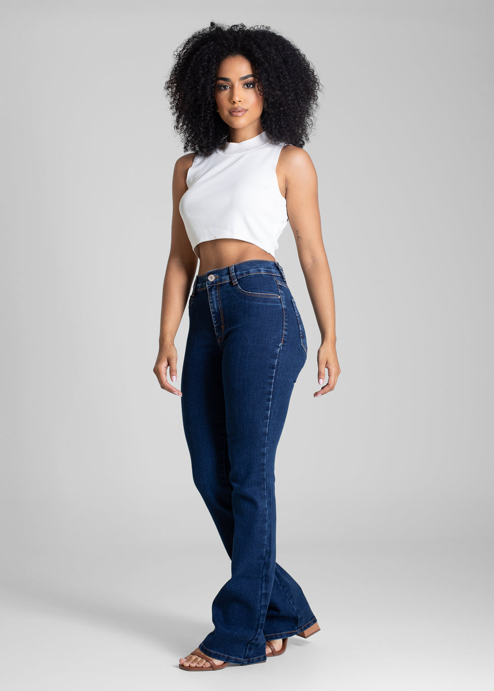 Calça Jeans Sawary Boot Cut - 283377 AZUL