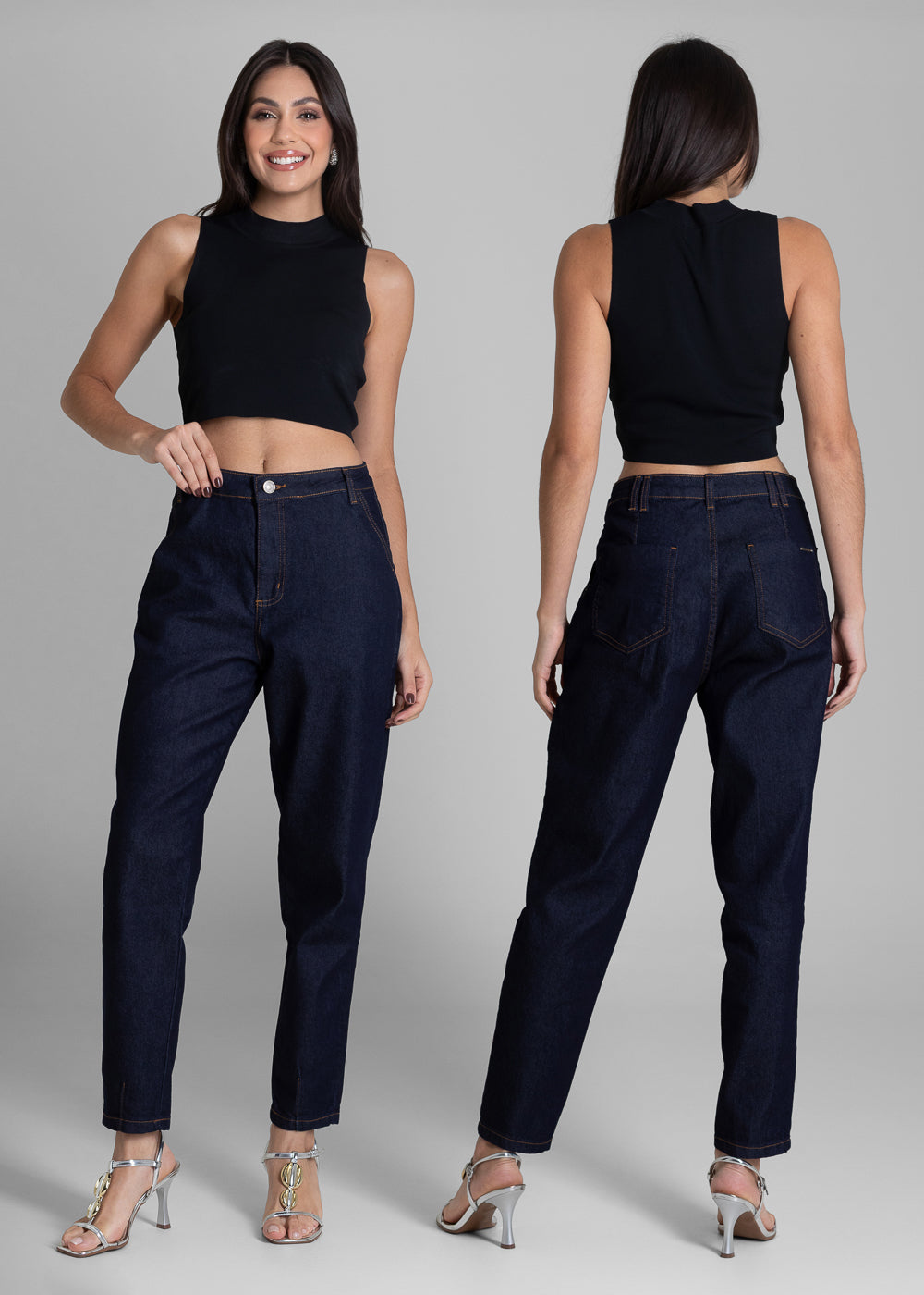 Calça Jeans Sawary Mom - 283382 AZUL