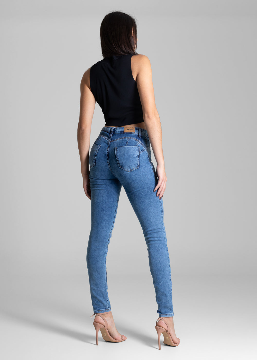 Calça Jeans Sawary Modela Bumbum - 283384 AZUL