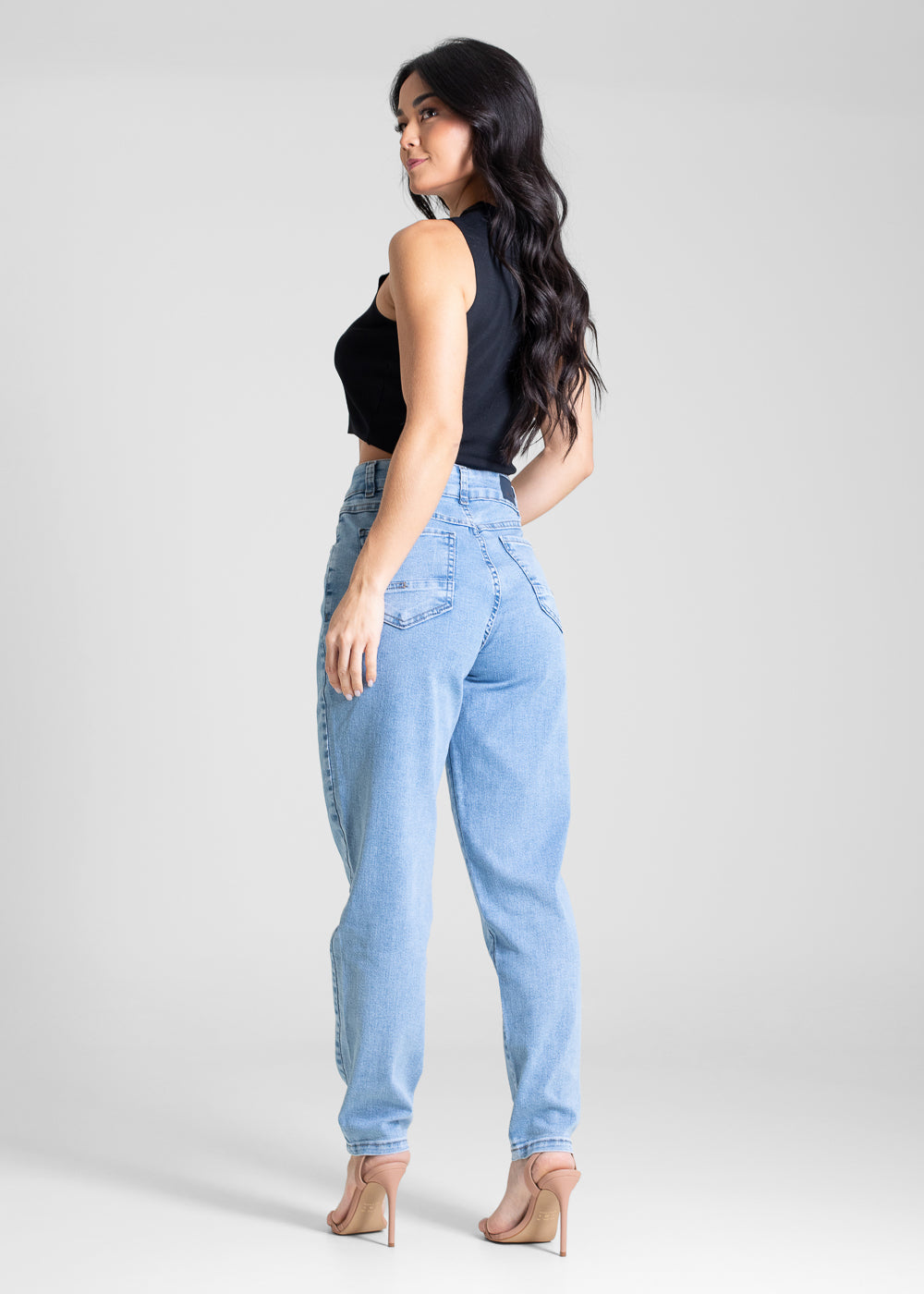 Calça Jeans Sawary Mom - 283392 AZUL