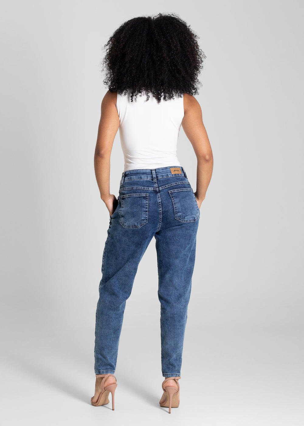 Calça Jeans Sawary Mom - 283397 AZUL