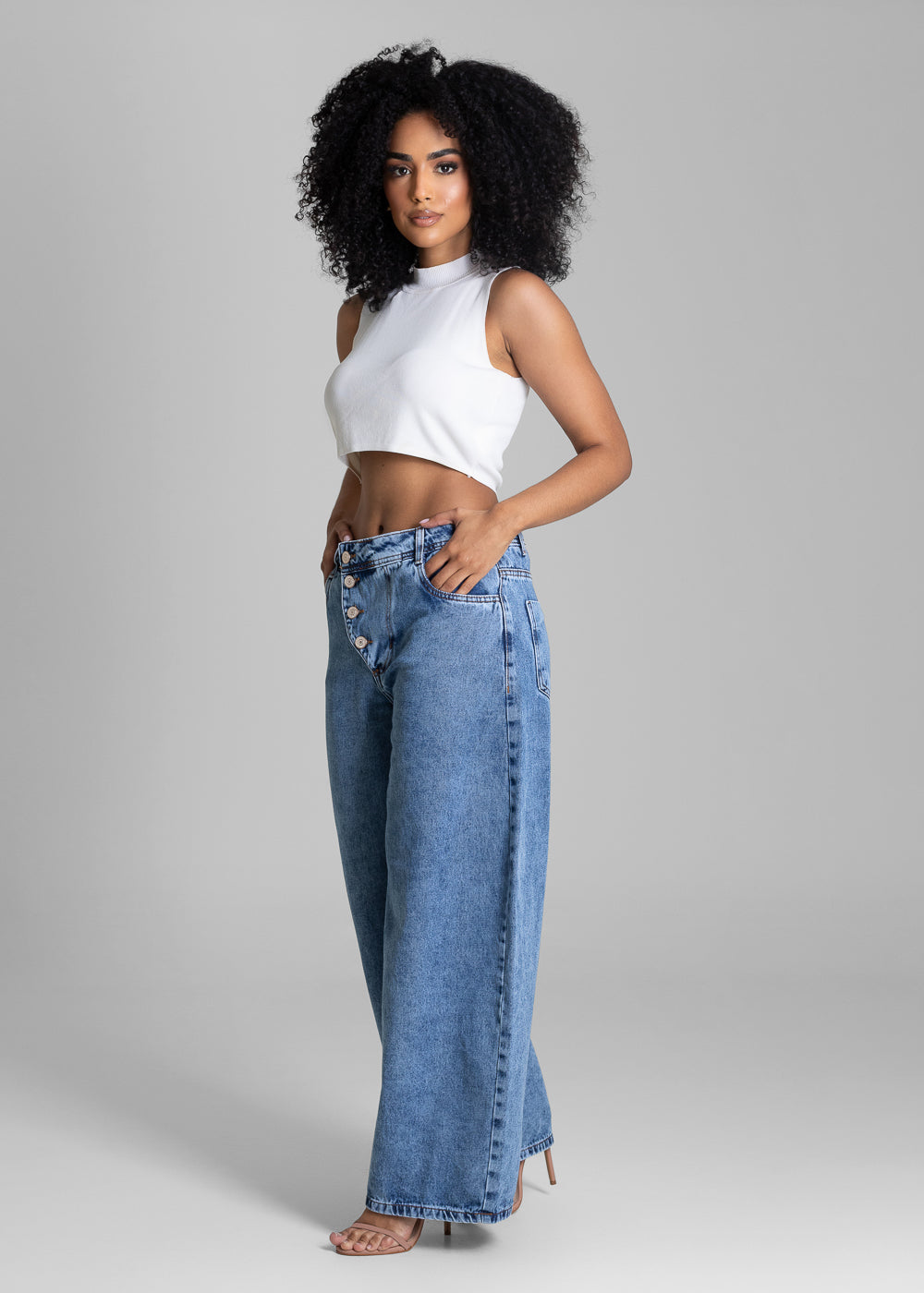 Calça Jeans Sawary Balloon - 283401 AZUL