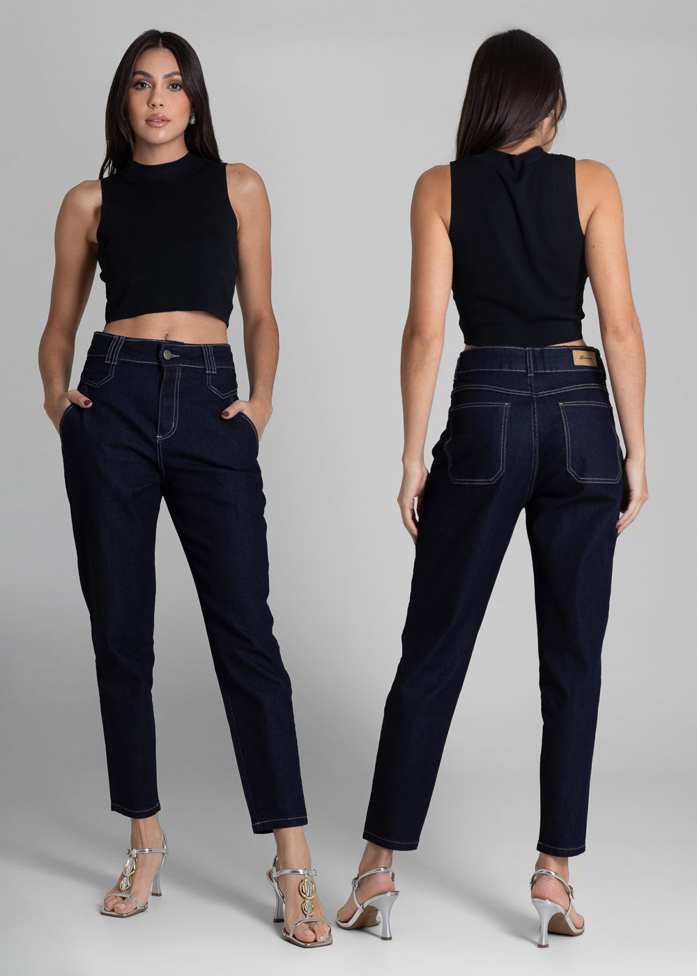 Calça Jeans Sawary Mom - 283403 AZUL