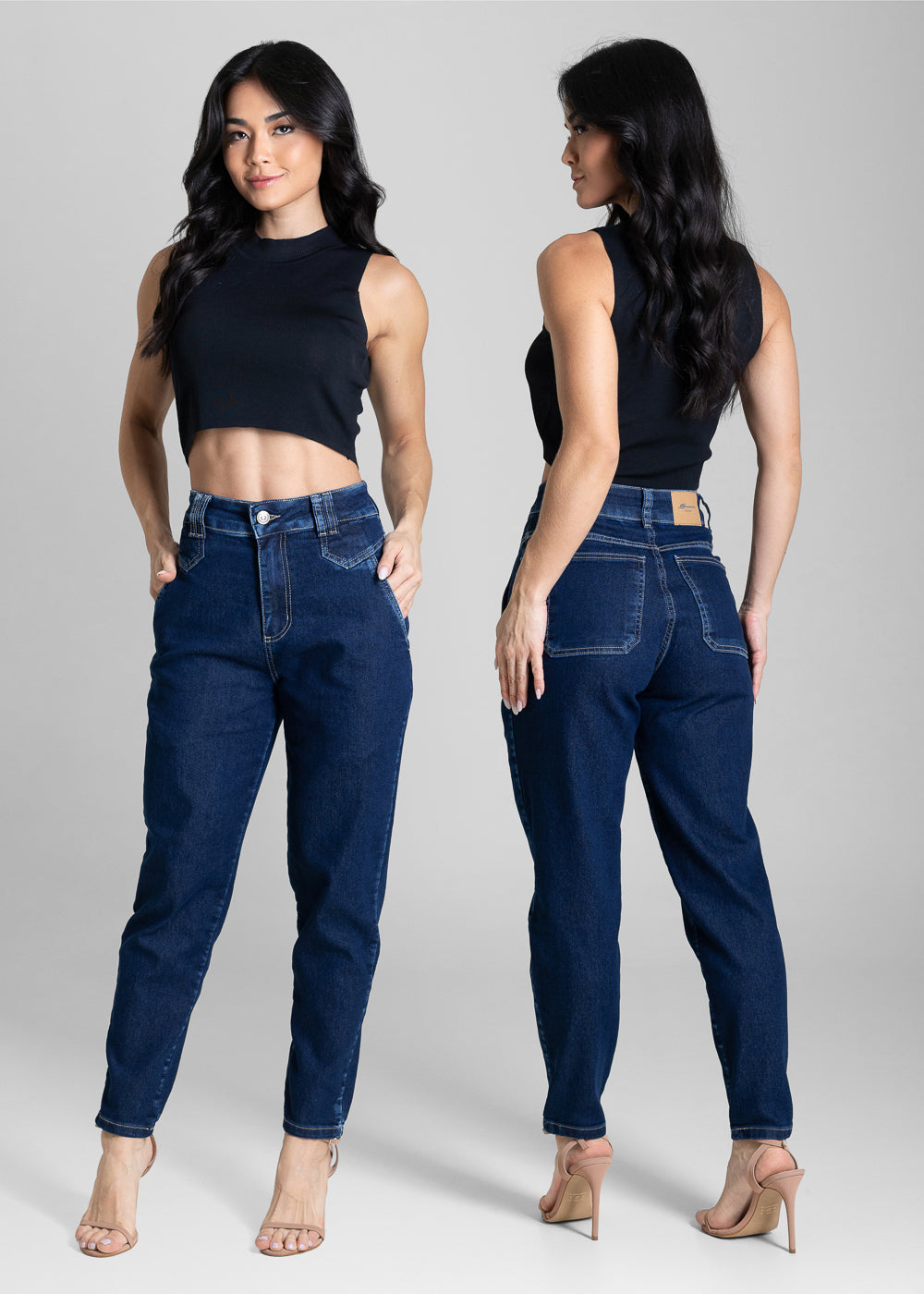 Calça Jeans Sawary Mom - 283408 AZUL