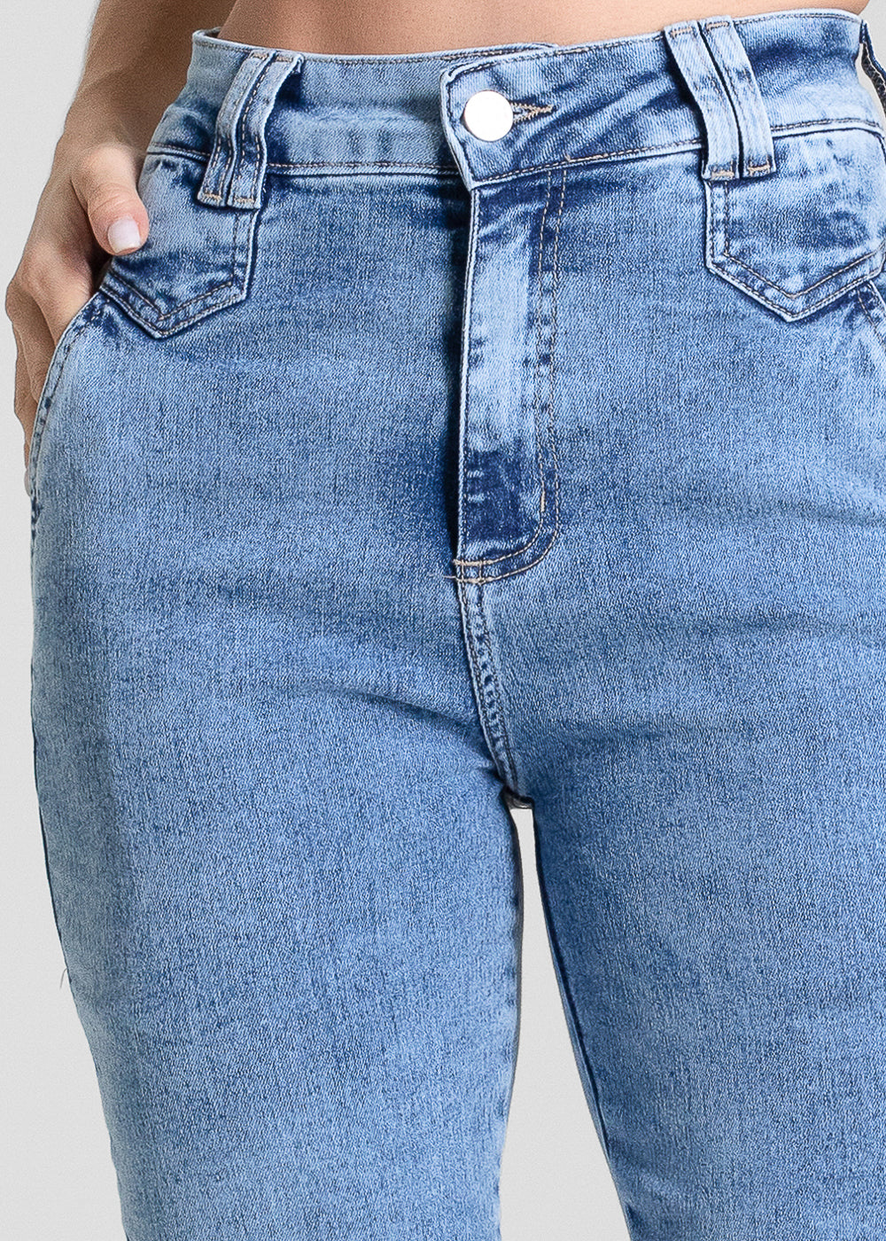 Calça Jeans Sawary Mom - 283411 AZUL