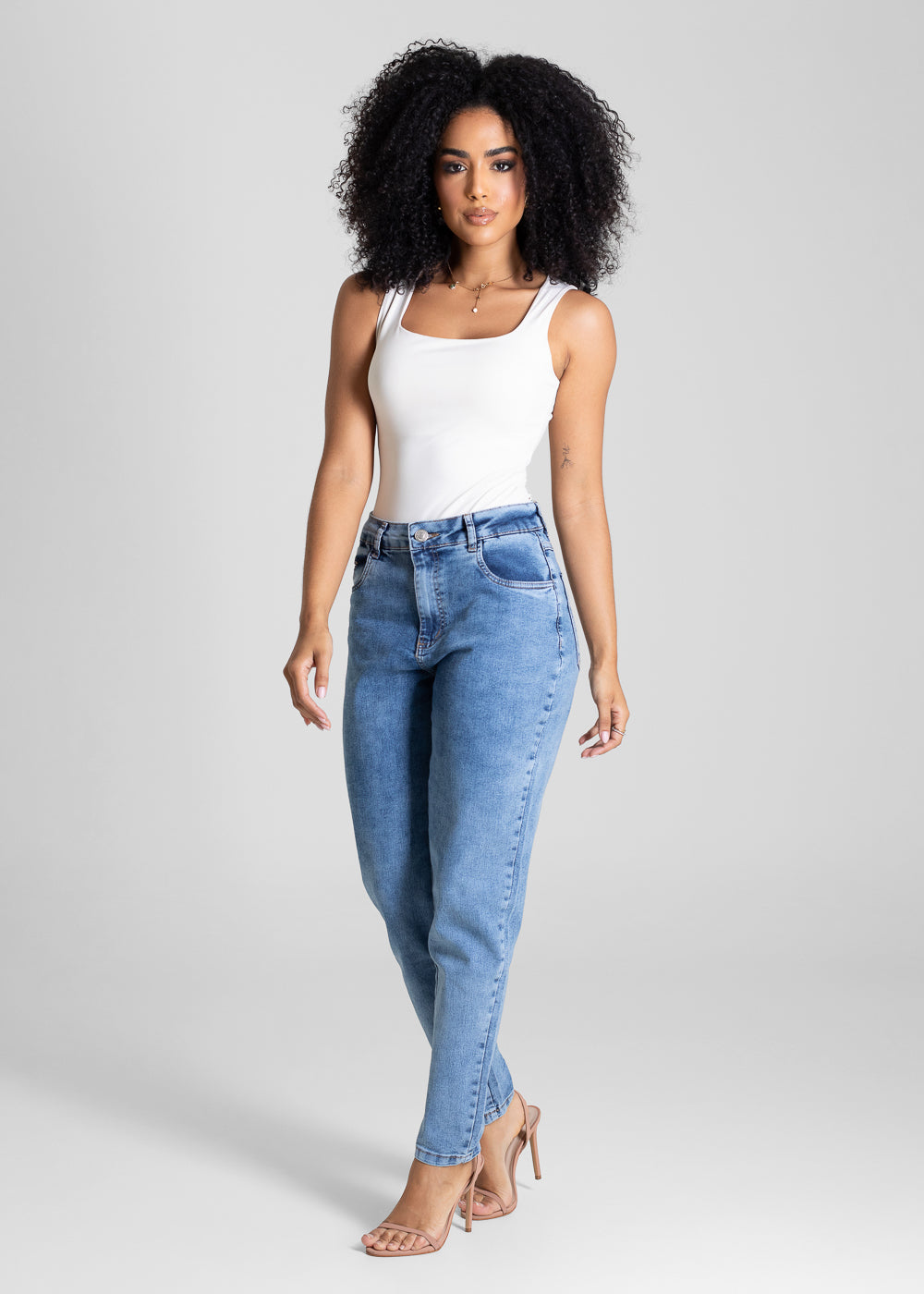 Calça Jeans Sawary Mom - 283413 AZUL